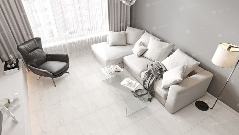 Виниловая плитка "Alpine Floor" Light Stone Брайс (608*303*2,5 мм) — купить в Владикавказе