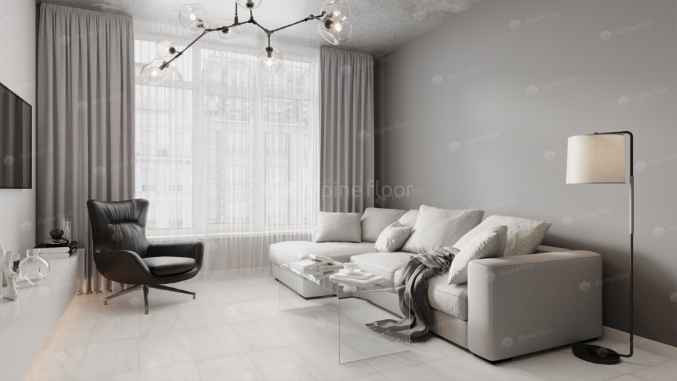 Виниловая плитка "Alpine Floor" Light Stone Брайс (608*303*2,5 мм) — купить в Владикавказе